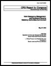 Utah Emergency Management and Homeland Security statutory authorities summarized (May 27, 2004)