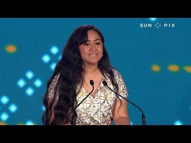 Emerging Leader Aigagalefili Fepulea'i Tapua'i's powerful speech | SunPix Awards 2020