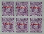 Stamps: New Zealand - Samoa Two Pence