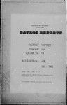 Patrol Reports. Morobe District, Lae, 1961 - 1962