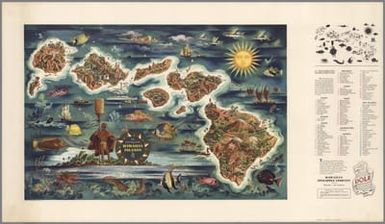 The Dole Map of the Hawaiian Islands.