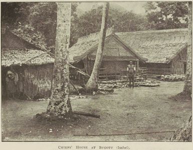 Chief's house at Bugotu (Isabel)