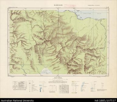 Indonesia, Western New Guinea, Hamoekoe, Series: Nederlands-Nieuw-Guinea, Sheet 15-M, 1956, 1:100 000