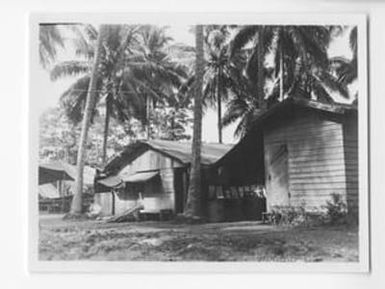 [Barracks on Guadalcanal Island]