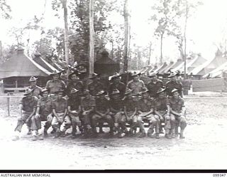 TOROKINA, BOUGAINVILLE, 1945-12-05. MEMBERS OF 14 PLATOON, C COMPANY, 8TH INFANTRY BATTALION
