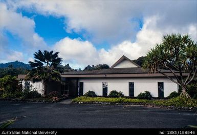 Cook Islands - White building