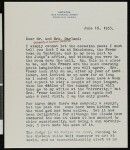 Gregg M. Sinclair, letter, 1933-06-16, to Hamlin Garland