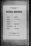 Patrol Reports. Western District, Lake Murray, 1957 - 1958
