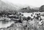 Landscape of the East coast of New Caledonia island