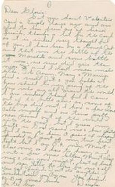 Douglas Wildfang, letter, 2/23/1944