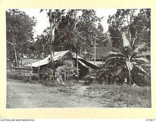PORT MORESBY, NEW GUINEA, 1944-05-01. G BRANCH OFFICERS' TENTS AT HEADQUARTERS NEW GUINEA FORCE