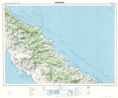 Carte de la Nouvelle Caledonie 1200,000: Ponerihouen (Sheet 3)