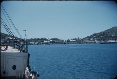 The centre of the town from Port Moresby : Papua New Guinea, 1953 / Terence and Margaret Spencer