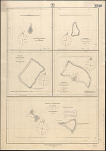 Hudsons Island ; Maraki or Matthews Island, Kingsmill Group ; Maiana or Halls Island, Kingsmill Group ; Apamama or Hoppers Island, Kingsmill Group ; Kuria and Nanouki Islands, Kingsmill Group