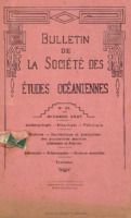 Bulletin de la Société des Études Océaniennes numéro 21