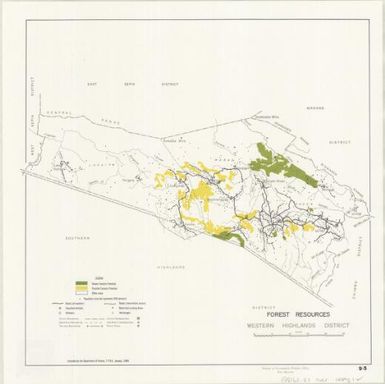 Forest resources: Western Highlands District (Sheet 9.3)