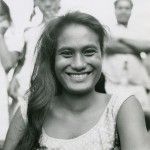 A young Polynesian girl