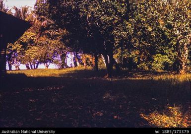 General views of SAD area from front of church, looking EAST