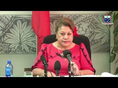 Feiloa'iga 'a le Minisita 'o Tupe Hon. Mulipola Anarosa Ale Molio'o & Media - 10 OCTOBER 2025
