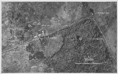 [Aerial photographs relating to the Japanese occupation and defense areas in Lae, Papua New Guinea, 1943] (125)