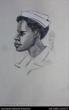 a district nurse [Marie / Mona Pulapia], Gazelle Peninsula, New Britain