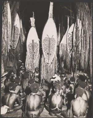 Inside the great ravi of Kaimari, gulf of Papua, New Guinea, ca. 1920s / Frank Hurley