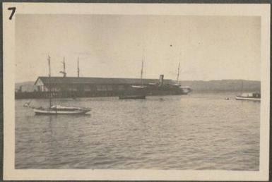 Wharf at Rabaul, New Britain Island, Papua New Guinea, probably 1916