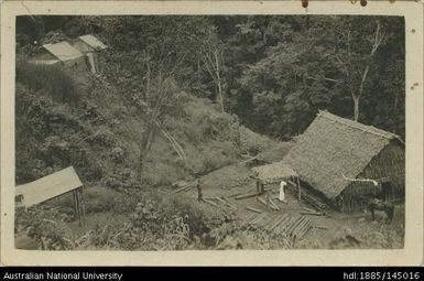 Camp at Elvina copper mine