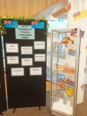 Tuvalu Language Week Display, Tūranga