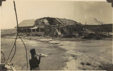 The ruins of D.C. [District Commissioner] Cowleys house at Higataru Station, [1951] Albert Speer