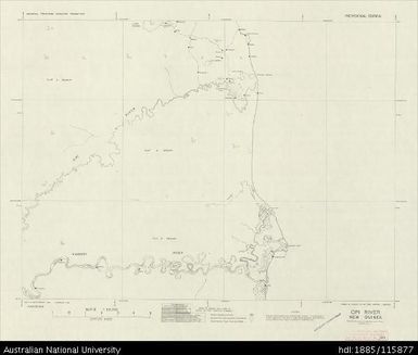 Papua New Guinea, Opi River, Provisional map, Sheet 1687, 1945, 1:63 360