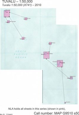 Tuvalu 1:50,000 / prepared and published by the Geospatial Intelligence Organisation