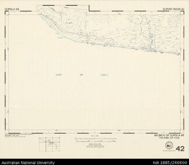 Papua New Guinea, Cupola NE, Survey Index 42, 1:50 000, 1971