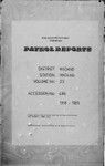 Patrol Reports. Madang District, Madang, 1968 - 1969