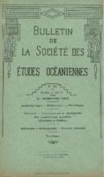 Bulletin de la Société des Études Océaniennes numéro 41