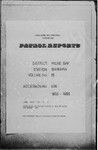 Patrol Reports. Milne Bay District, Baniara, 1955 - 1956