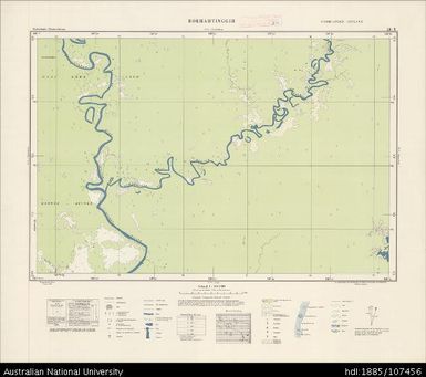 Indonesia, Western New Guinea, Roemahtinggih, Series: Nederlands-Nieuw-Guinea, Sheet 24-Y, 1956, 1:100 000