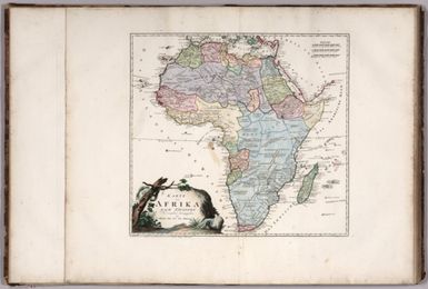 Karte von Afrika. Nach Vaugondy. Neu verzeichnet herausgegeben von Franz Joh. Jos. von Reilly. Zu finden im von Reilly'schen Landkarten und Kunstwerke Verschleiss Komptoir. Wien, 1795. Gestochen von Benedict, Hieronymus. (to accompany) Grosser Deutscher Atlas.