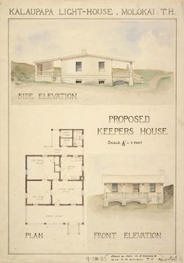 Plan for Proposed Lighthouse Keeper's House
