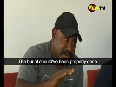 MASS BURIAL OBJECTED