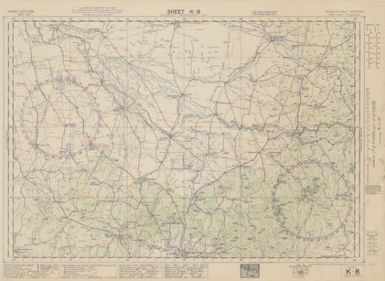 Australian aeronautical map (Sheet K8)