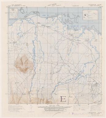 Goodenough Island 1:20,000 (uncoloured, recto)