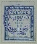 Stamp: Cook Islands Two and a Half Pence