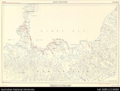 Papua New Guinea, Talasea, Road Inventory Series, Sheet 39, 1:250 000, 1967