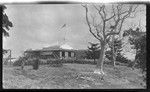 Building with a flag raised