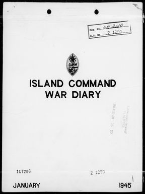 COM GUAM ISLAND - War Diary, 1/1-31/45