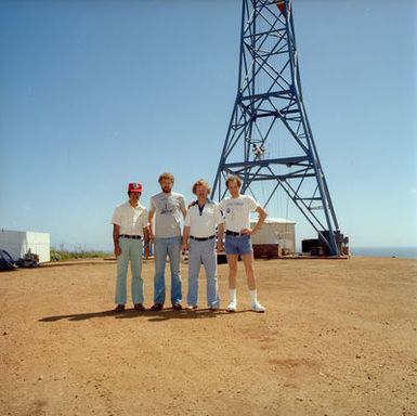 MOD-OA4 WIND TURBINE PERSONNEL IN KAHUKU OAHU HAWAII