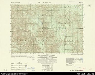 Papua New Guinea, Bougainville, Mt Takuam, Series: AMS X713, Sheet 6938 IV, 1966, 1:50 000