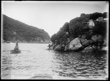 Going ashore at Solomon Island