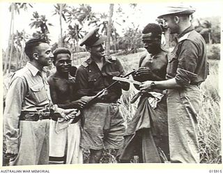 1943-10-02. NEW GUINEA. LAC. C. MARSHALL, GORDON SHORT (D.O.I.) AND BILL CARTY (D.O.I.) (NEGATIVE BY MILITARY HISTORY NEGATIVES)